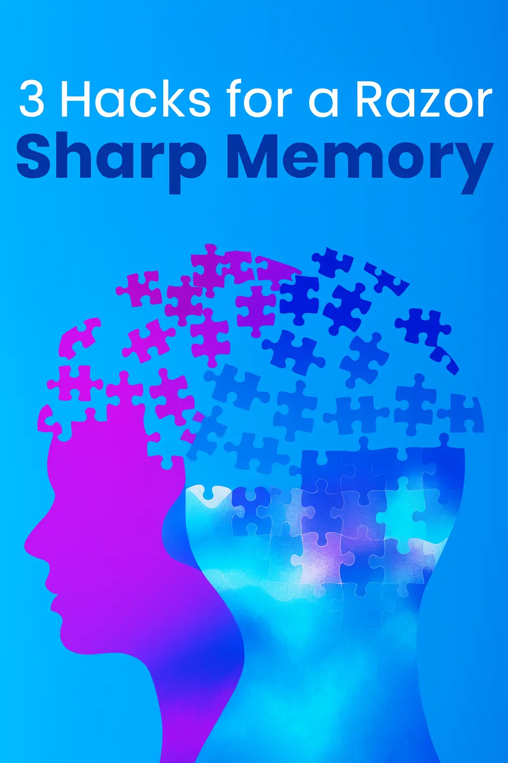 Brain Savior Bonus 1 — 3 Hacks For a Razor Sharp Memory digital guide cover